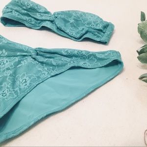 🍁CLOSET CLEANOUT🍁 🌿 Teal Lace Bikini Set